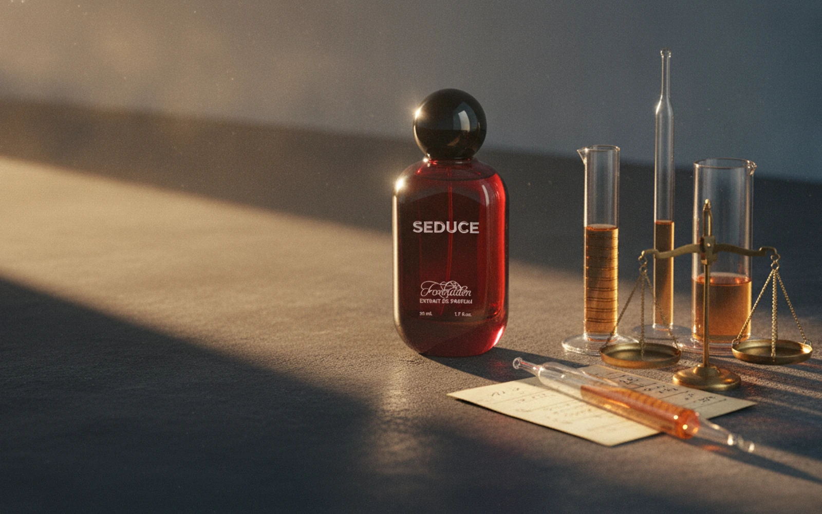 Ilustrasi untuk artikel: Cara Meracik Parfum Tahan Lama: Bandingkan 4 Rasio Racikan Secara Terhitung