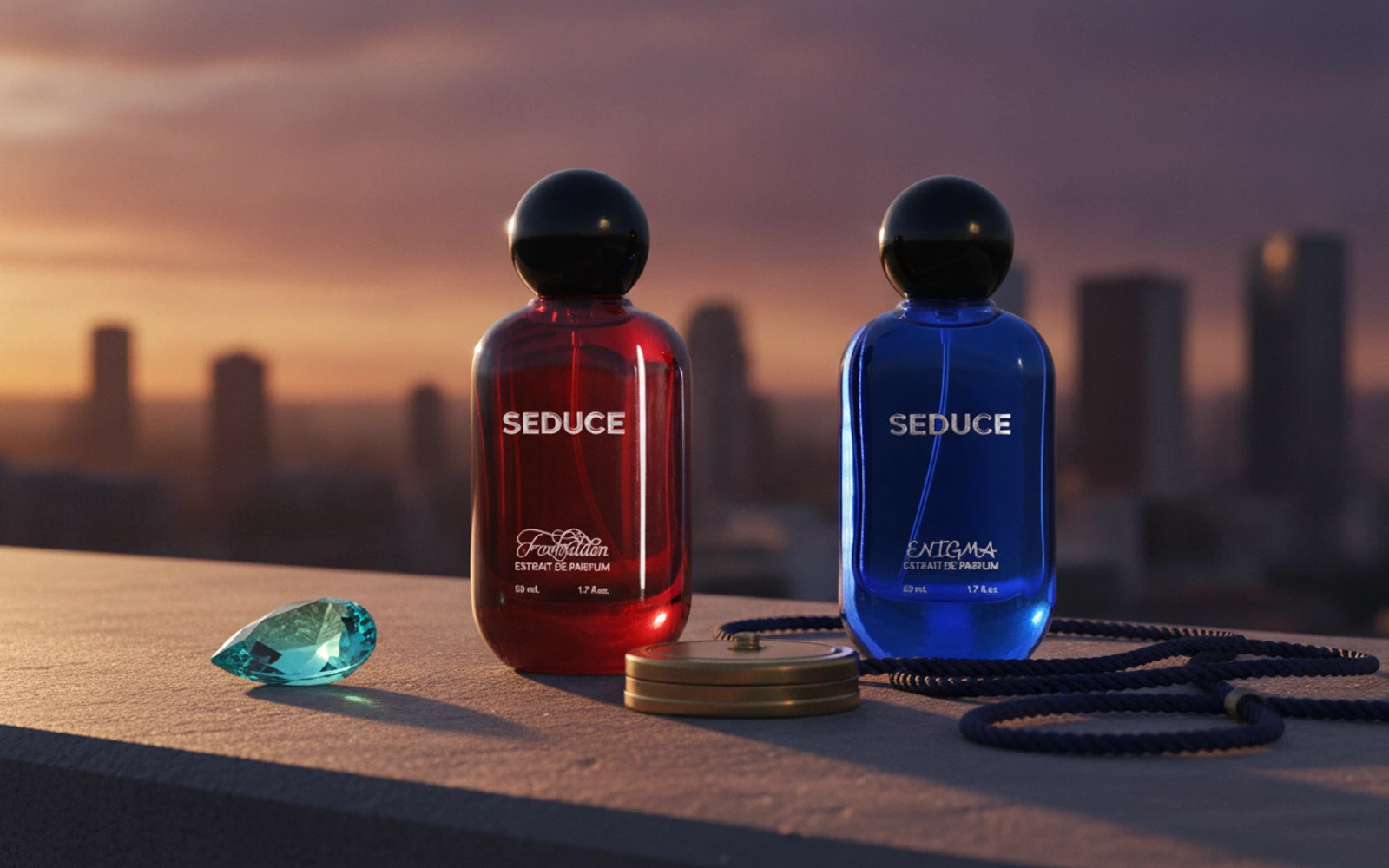 Ilustrasi untuk artikel: Parfum Brasov Signature Aquamarine: Memecahkan Kode Nama Variannya